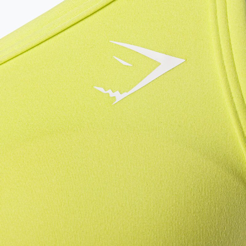 Gymshark Ruched Training Sports glitch galben sutien de fitness galben 7