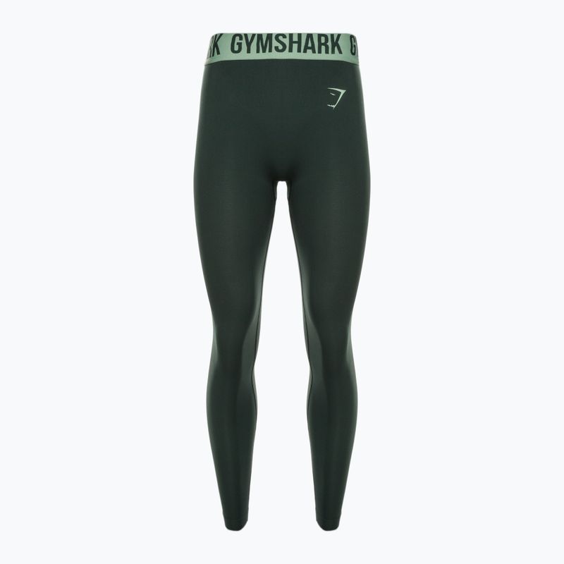 Jambiere de antrenament pentru femei Gymshark Fit verde obsidian 5