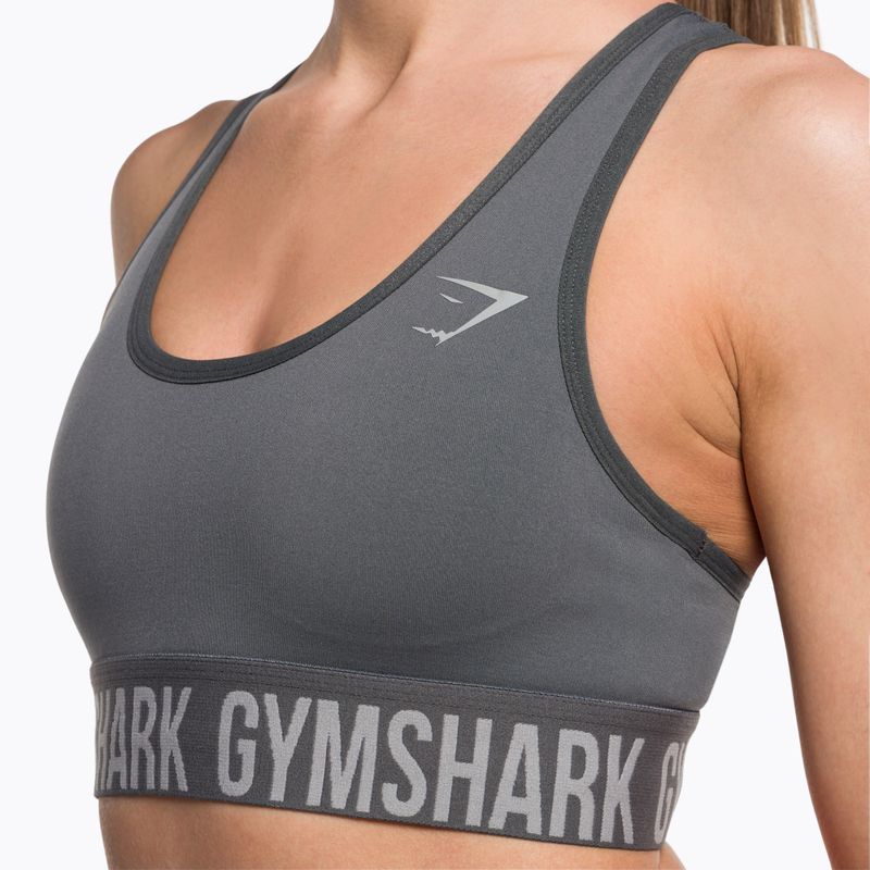 Gymshark Fit Sports sutien de fitness gri 4