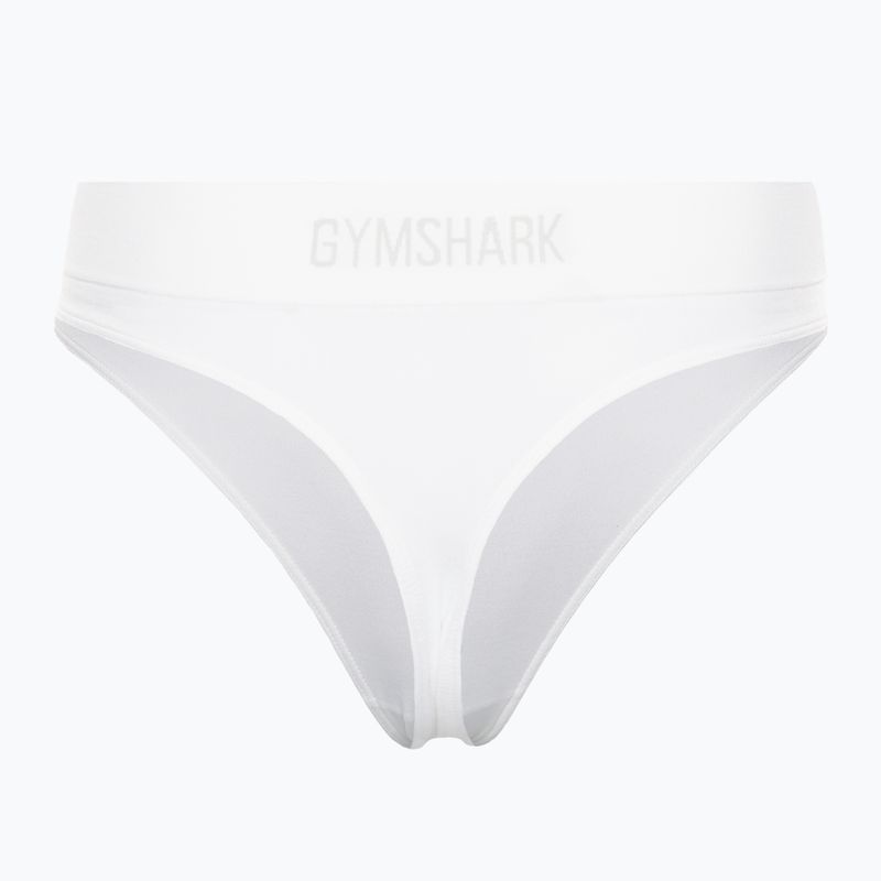 Jambiere de antrenament pentru femei Gymshark Seamless Seamless High Rise alb 2