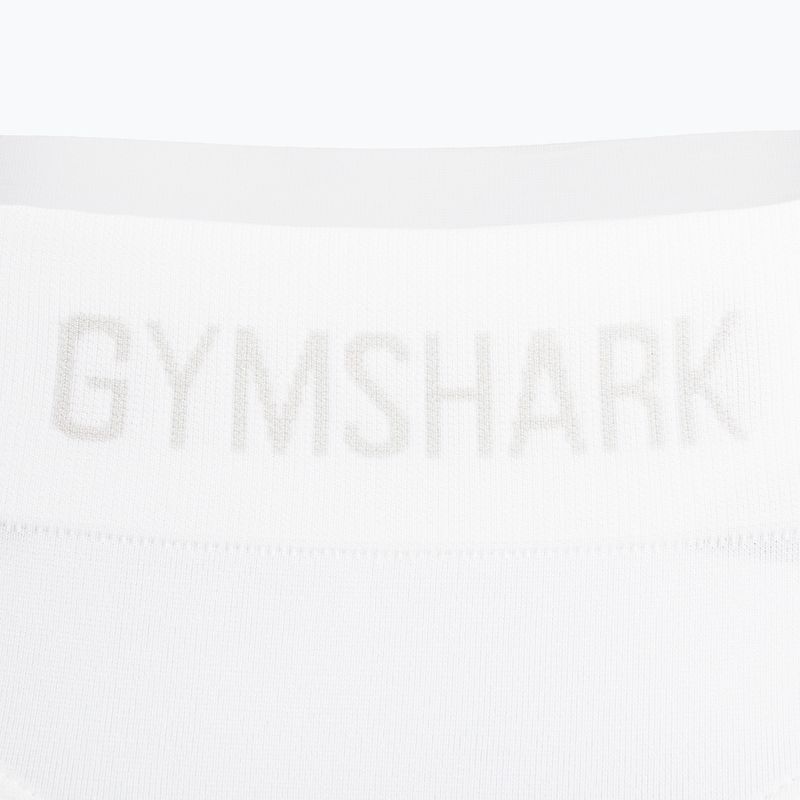 Jambiere de antrenament pentru femei Gymshark Seamless Seamless High Rise alb 3