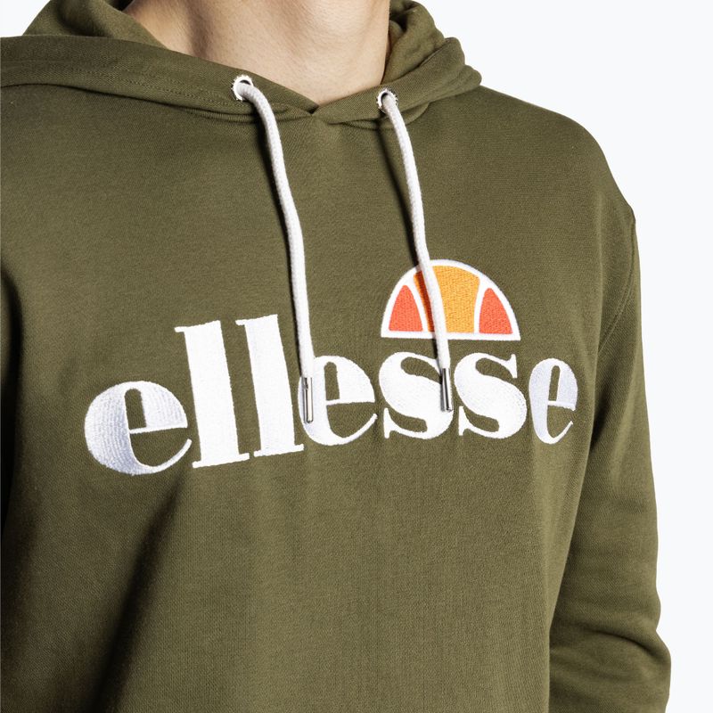 Hanorac de antrenament pentru bărbați Ellesse Ferrer Oh Hoody kaki 3