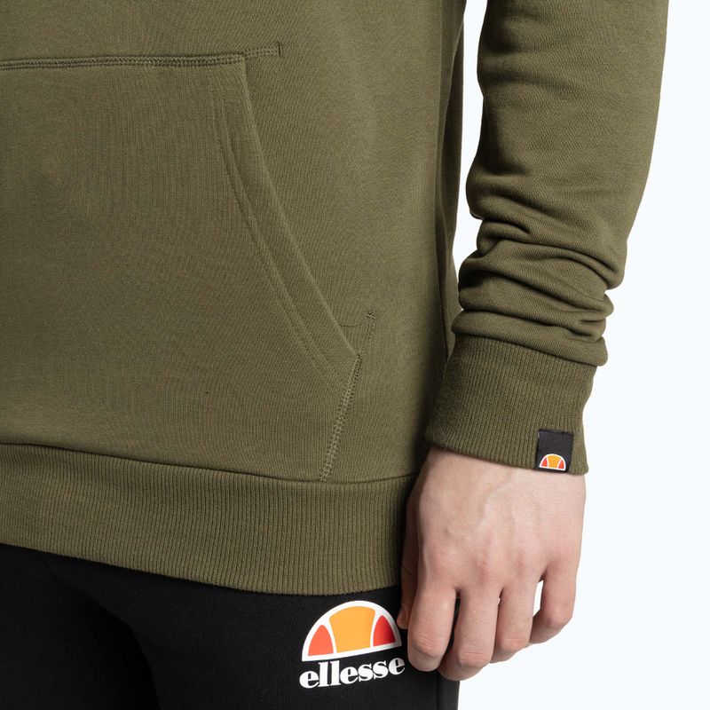 Hanorac de antrenament pentru bărbați Ellesse Ferrer Oh Hoody kaki 4