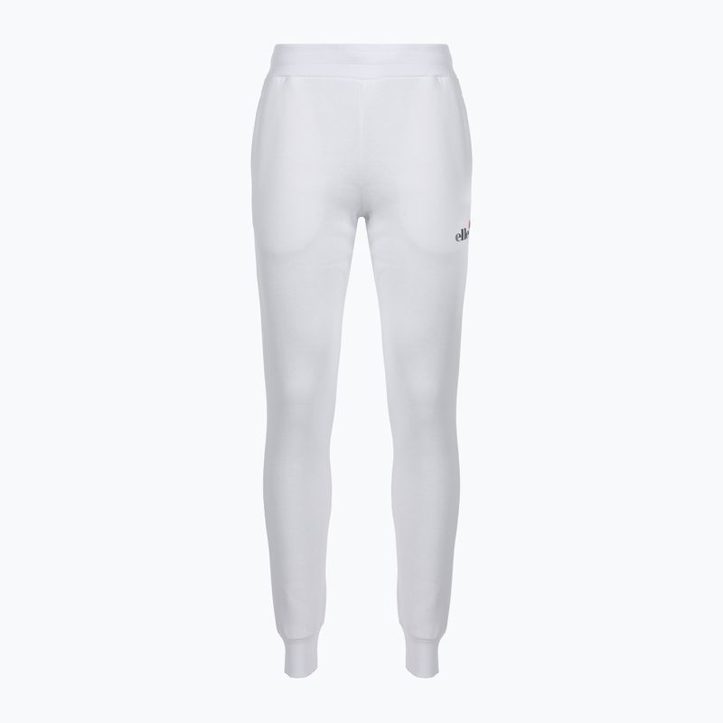 Pantaloni albi Ellesse pentru femei Hallouli Jog alb