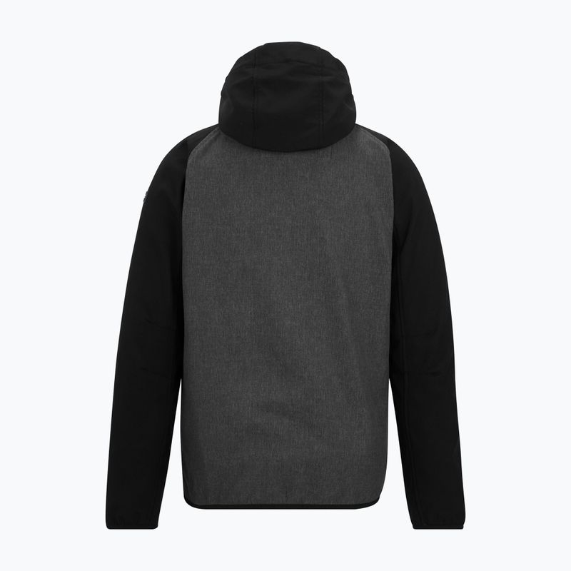 Geacă softshell pentru bărbați REGATTA Arec III ash marl/black 6