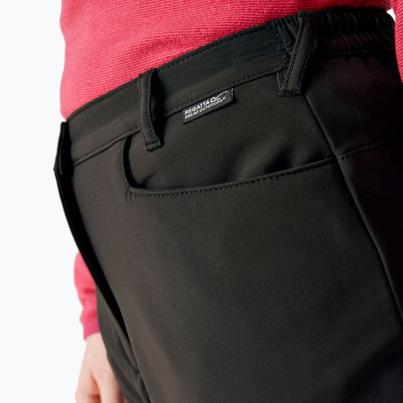 Pantaloni de trekking pentru copii REGATTA Highton Winter black 8