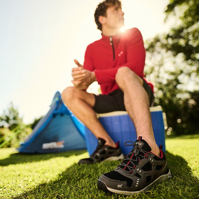 Încălțăminte de trekking pentru bărbați Regatta Vendeavour Low granite/riord 20