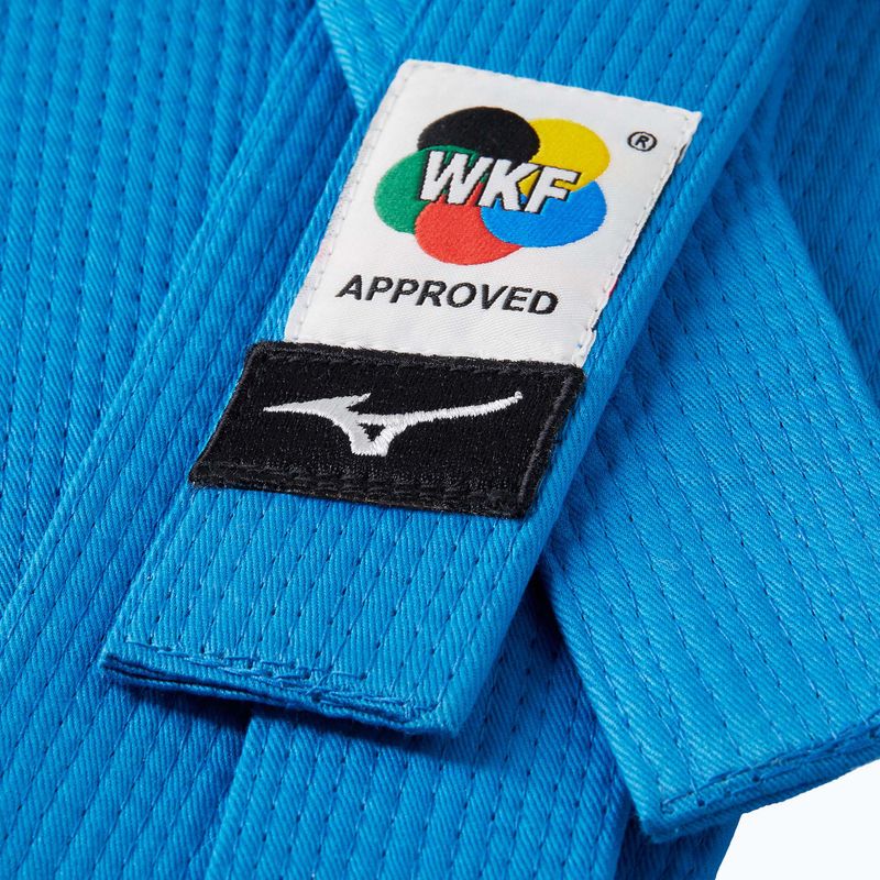 Centură de kimono Mizuno Karate WKF RB blue 2