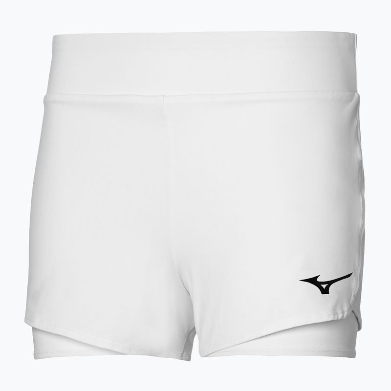 Pantaloni scurți de tenis pentru femei Mizuno Flex Short alb 62GB121501