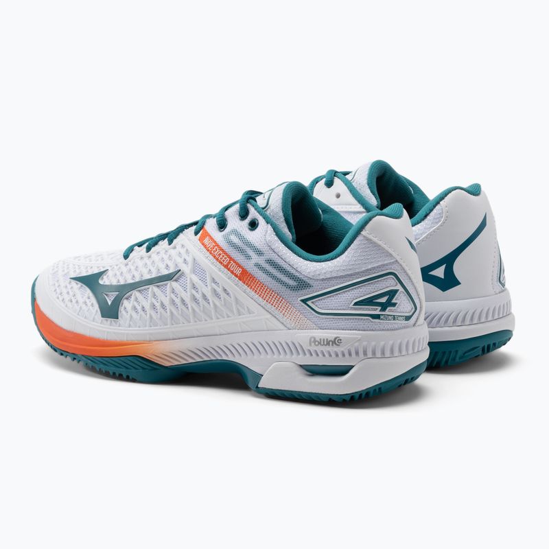 Mizuno Aw21 Wave Exceed Tour 4 Cc pantofi de tenis alb 61GC207485 3