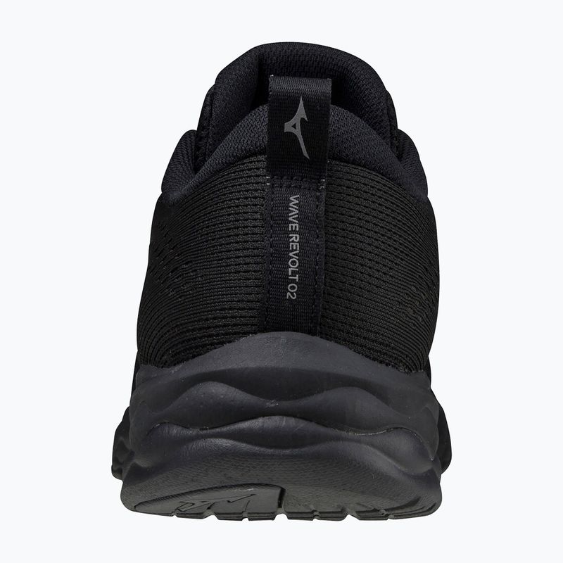 Încălțăminte de alergat pentru bărbați Mizuno Wave Revolt neagră J1GC211411 7