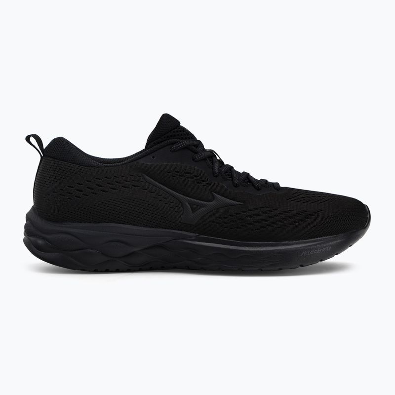 Încălțăminte de alergat pentru bărbați Mizuno Wave Revolt neagră J1GC211411 2