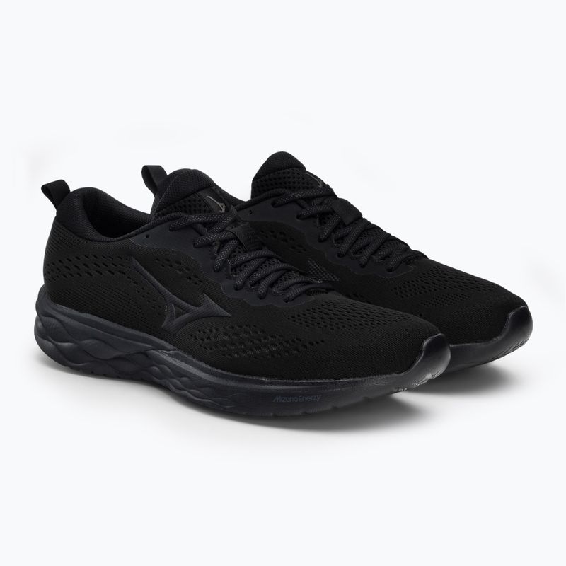 Încălțăminte de alergat pentru bărbați Mizuno Wave Revolt neagră J1GC211411 4
