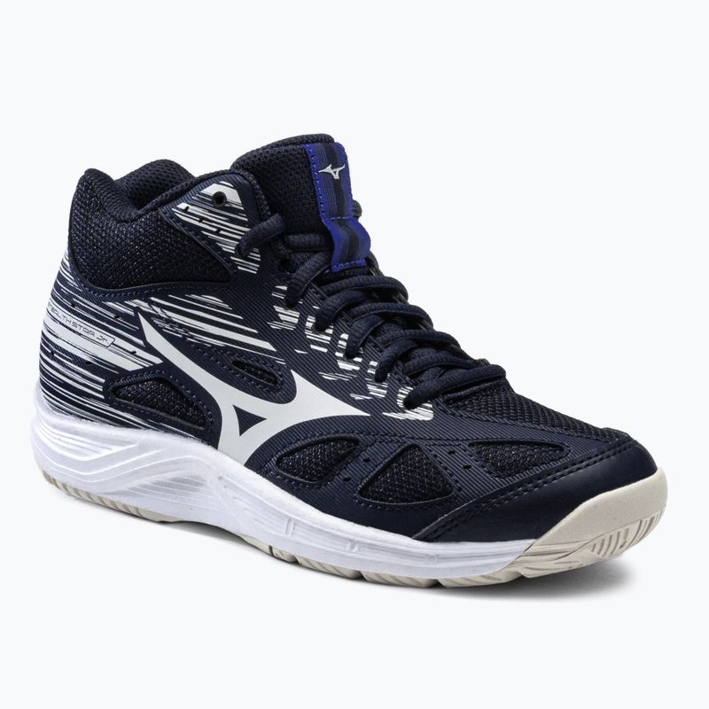 Mizuno Stealth Star Mid pantofi de handbal pentru copii albastru marin X1GC211502