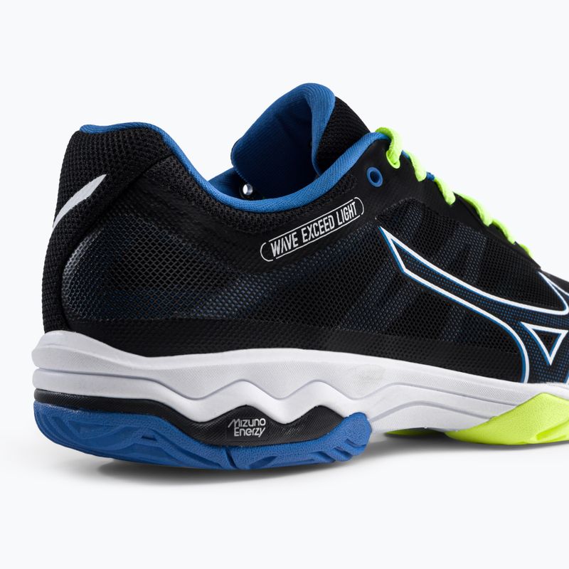 Pantofi de tenis pentru bărbați Mizuno Wave Exceed Light AC negru 61GA2218 8