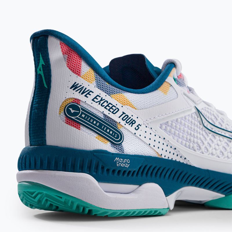 Pantofi de tenis pentru bărbați Mizuno Wave Exceed Tour 5CC alb 61GC2274 8