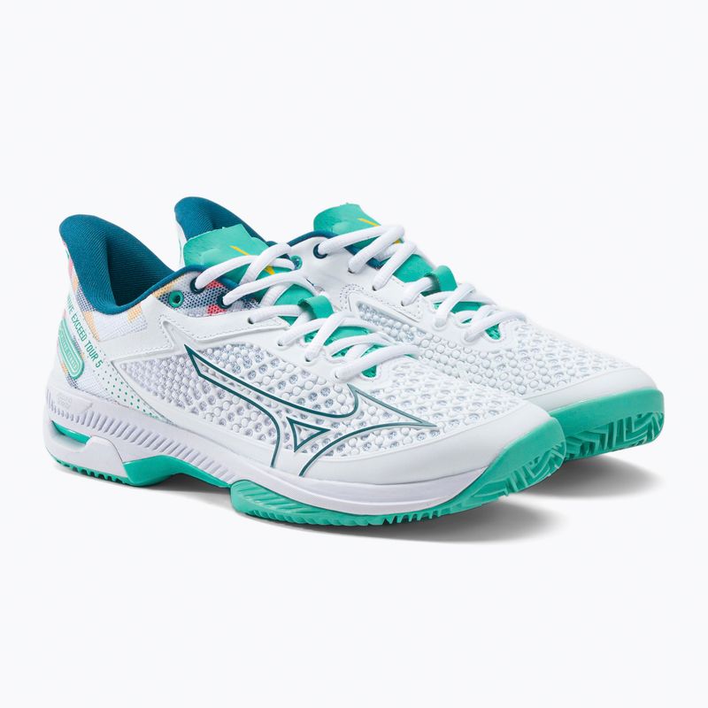 Pantofi de tenis pentru femei Mizuno Wave Exceed Tour 5CC alb 61GC2275 3