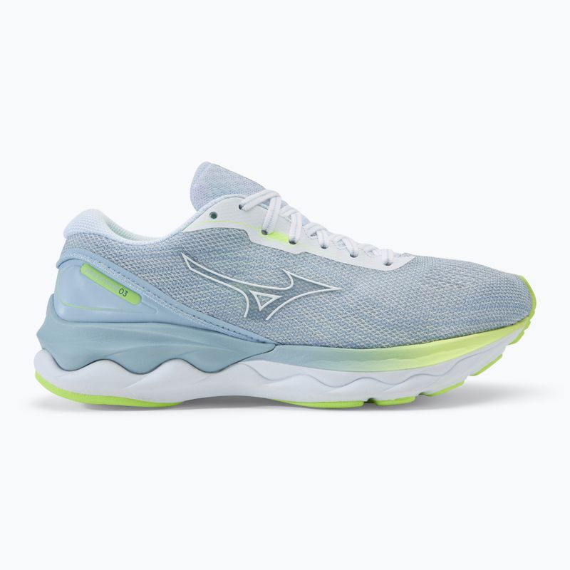 Încălțăminte de alergare pentru femei Mizuno Skyrise 3 white/ white/ neo lime 2