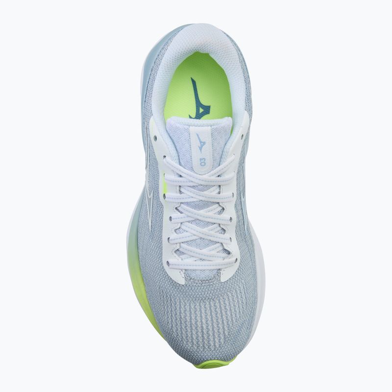 Încălțăminte de alergare pentru femei Mizuno Skyrise 3 white/ white/ neo lime 5