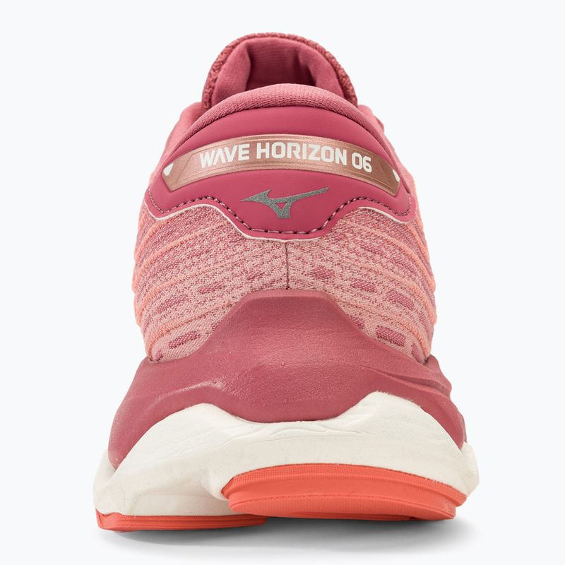 Încălțăminte de alergat pentru femei Mizuno Wave Horizon 6 garnet rose/rose copper/persimmon 7