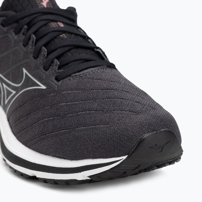 Încălțăminte de alergare pentru bărbați Mizuno Wave Inspire 18 D black/silver/ebony 7