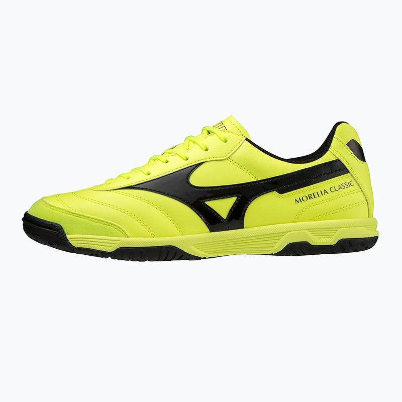 Ghete de fotbal pentru bărbați Mizuno Morelia Sala Classic IN galben Q1GA220245 11