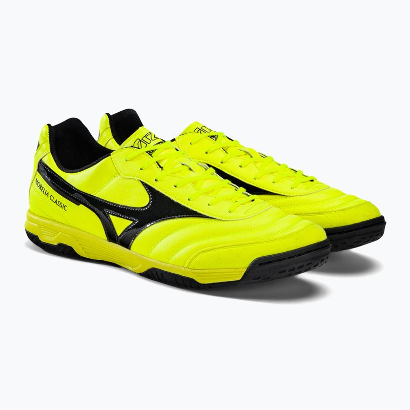 Ghete de fotbal pentru bărbați Mizuno Morelia Sala Classic IN galben Q1GA220245 3