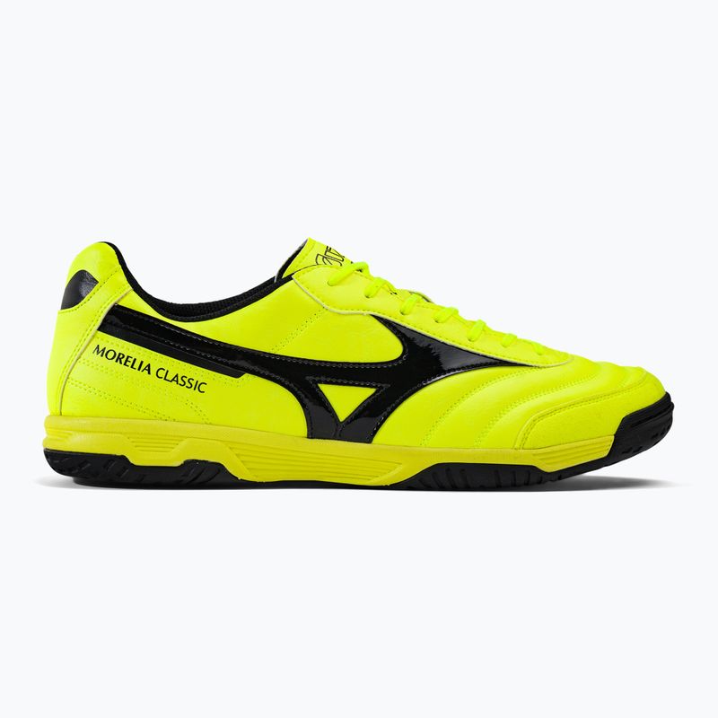 Ghete de fotbal pentru bărbați Mizuno Morelia Sala Classic IN galben Q1GA220245 4