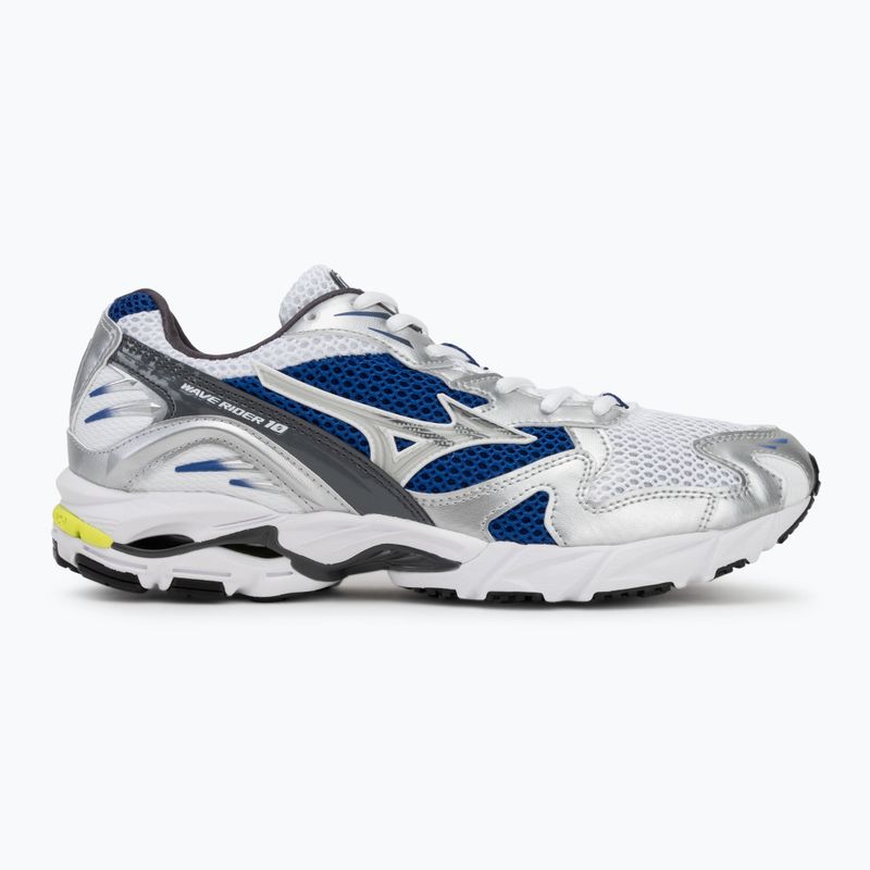 Încălțăminte pentru bărbați Mizuno Wave Rider 10 white/silver/surf the web 2