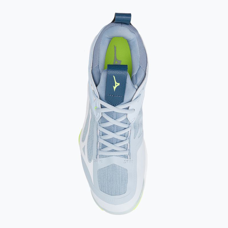 Pantofi de volei pentru bărbați Mizuno Wave Momentum 2 heather/white/neo lime 6