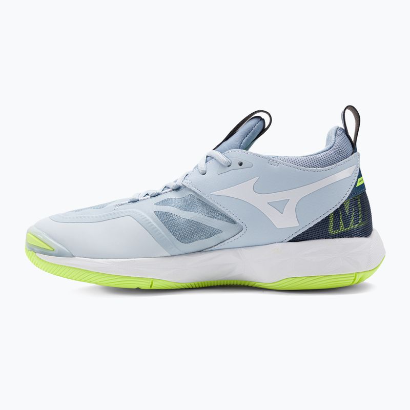 Pantofi de volei pentru bărbați Mizuno Wave Momentum 2 heather/white/neo lime 10