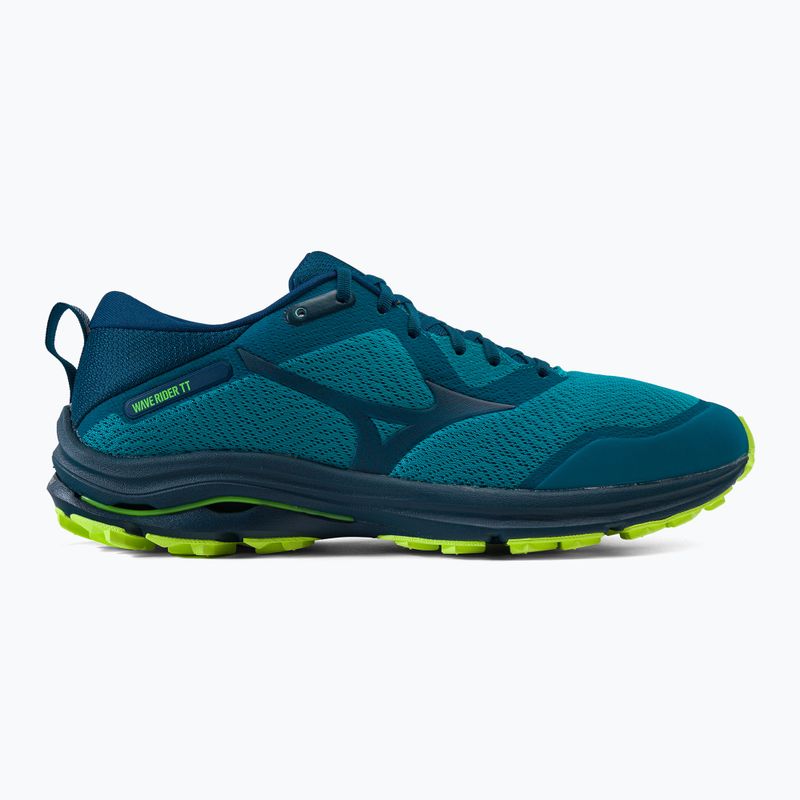 Pantofi de alergare pentru bărbați Mizuno Wave Rider TT albastru J1GC213284 2