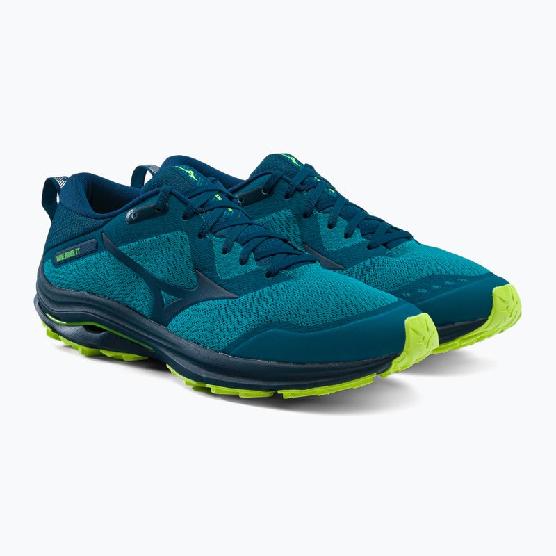 Pantofi de alergare pentru bărbați Mizuno Wave Rider TT albastru J1GC213284 5