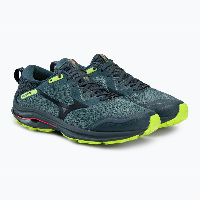 Pantofi de alergare pentru bărbați Mizuno Wave Rider GTX albastru J1GC217924 5
