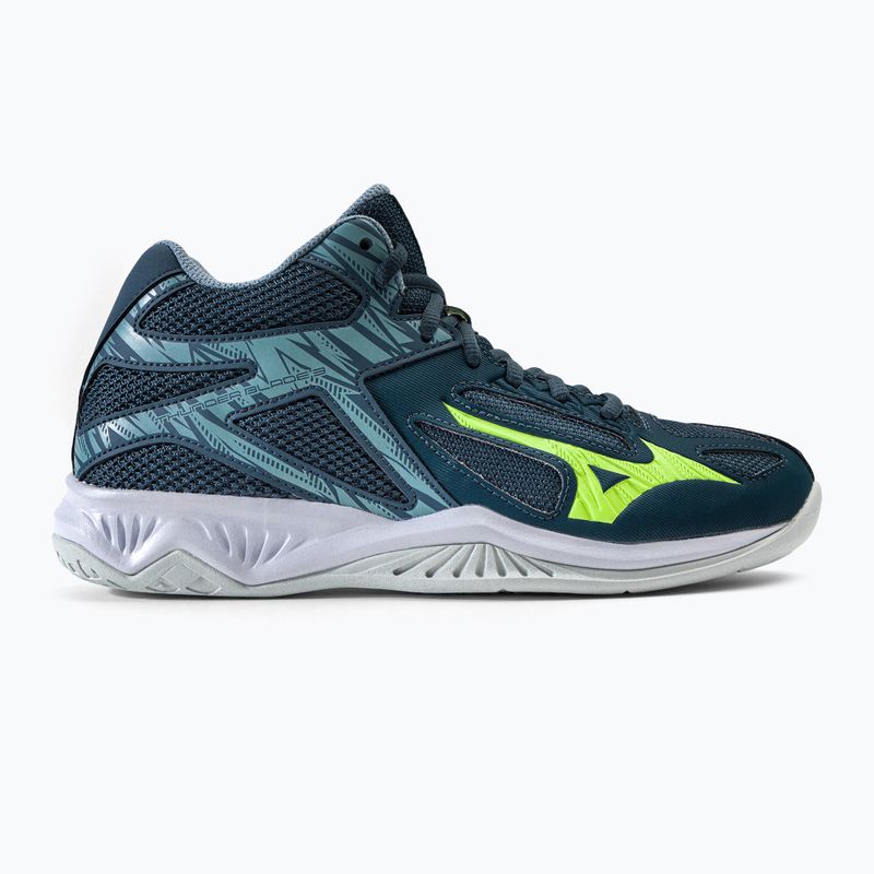 Pantofi de volei pentru bărbați Mizuno Thunder Blade 3 Mid albastru V1GA217538 2