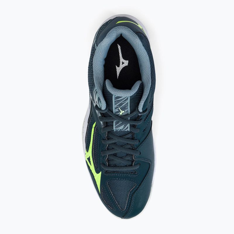 Pantofi de volei pentru bărbați Mizuno Thunder Blade 3 Mid albastru V1GA217538 6