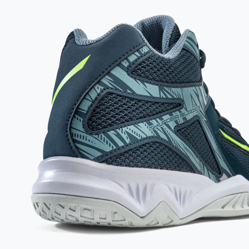 Pantofi de volei pentru bărbați Mizuno Thunder Blade 3 Mid albastru V1GA217538 9