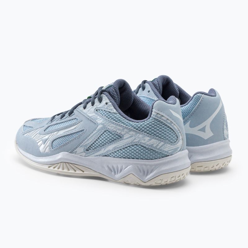 Pantofi de volei pentru femei Mizuno Thunder Blade 3 albastru deschis V1GC217002 3