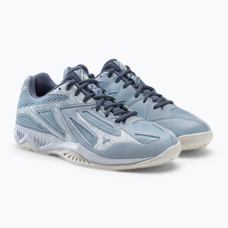 Pantofi de volei pentru femei Mizuno Thunder Blade 3 albastru deschis V1GC217002 5