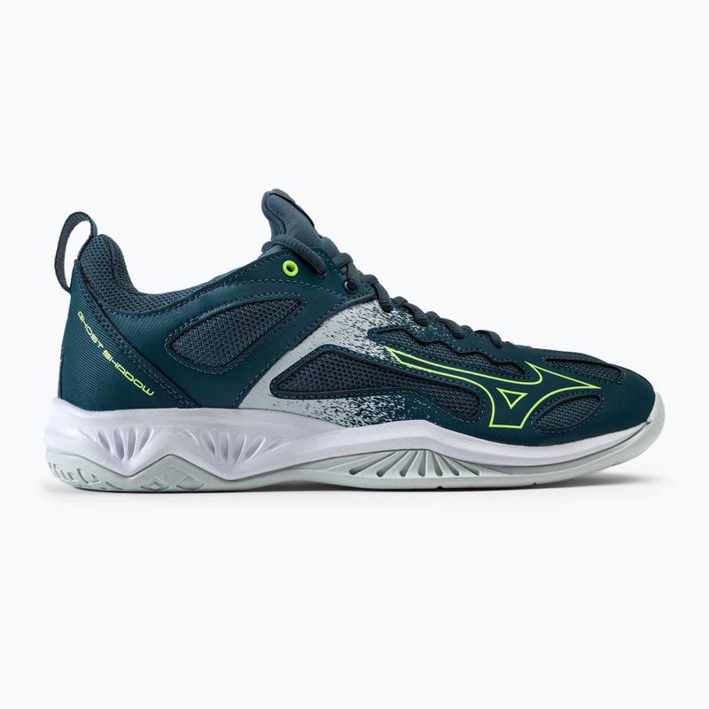 Pantofi de handbal bărbați Mizuno Ghost Shadow verde X1GA218038_39.0/6.0 2