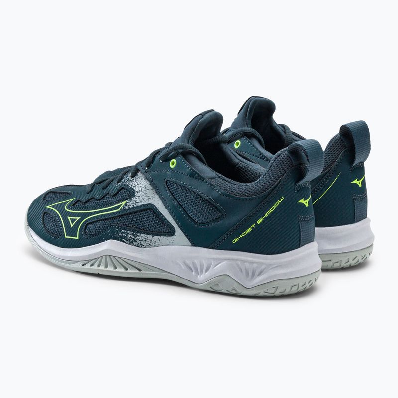 Pantofi de handbal bărbați Mizuno Ghost Shadow verde X1GA218038_39.0/6.0 3