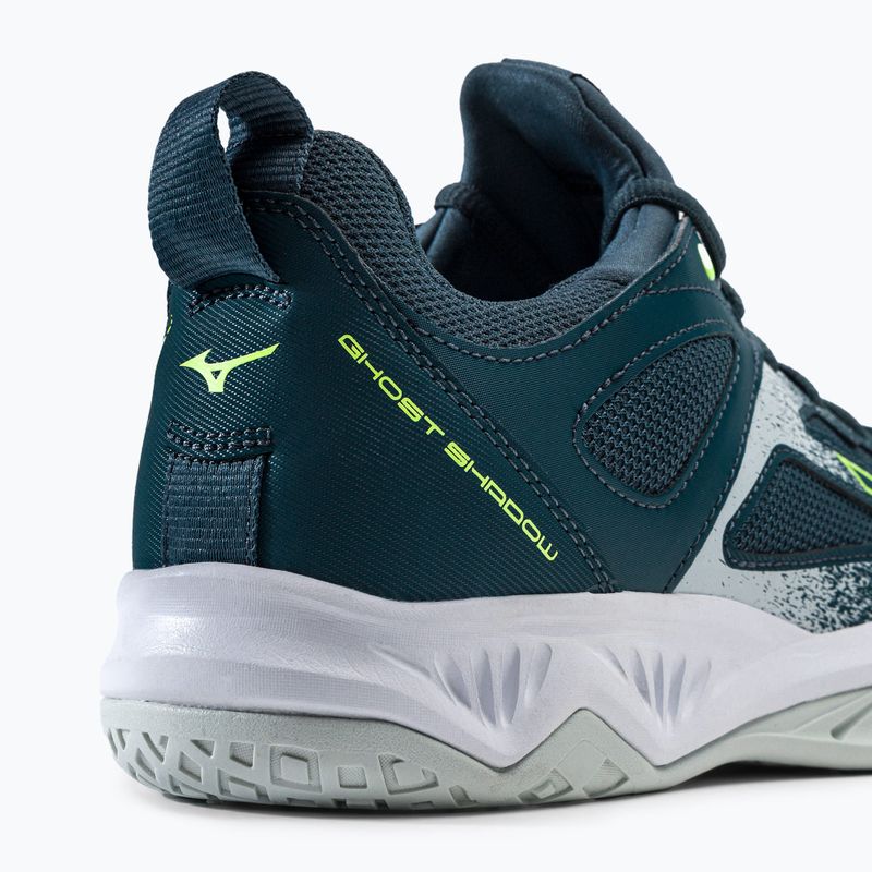 Pantofi de handbal bărbați Mizuno Ghost Shadow verde X1GA218038_39.0/6.0 8