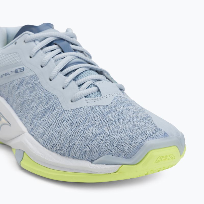 Încălțăminte de handbal pentru femei Mizuno Wave Stealth Neo heather/white/neo lime 7