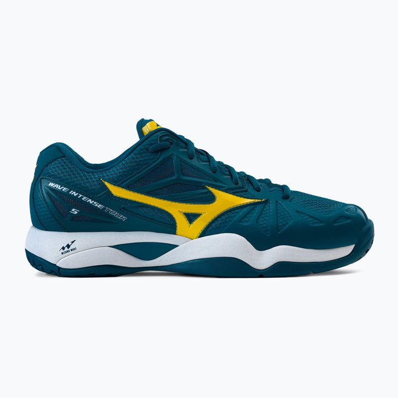 Pantofi de tenis pentru bărbați Mizuno Wave Intense Tour 5 AC albastru 61GA190030 2