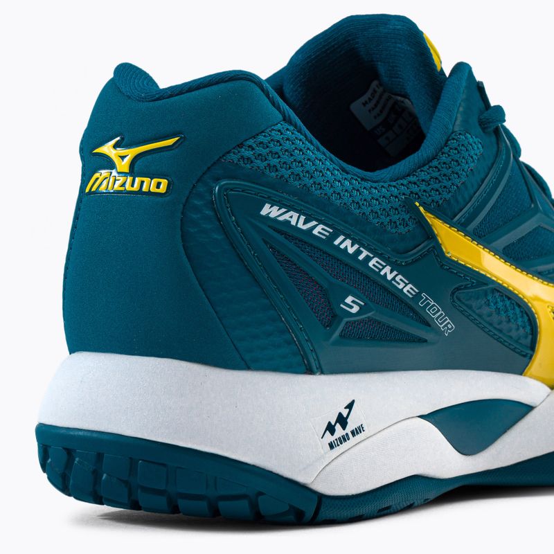 Pantofi de tenis pentru bărbați Mizuno Wave Intense Tour 5 AC albastru 61GA190030 7