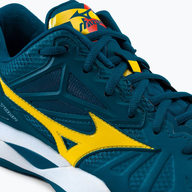 Pantofi de tenis pentru bărbați Mizuno Wave Intense Tour 5 AC albastru 61GA190030 8