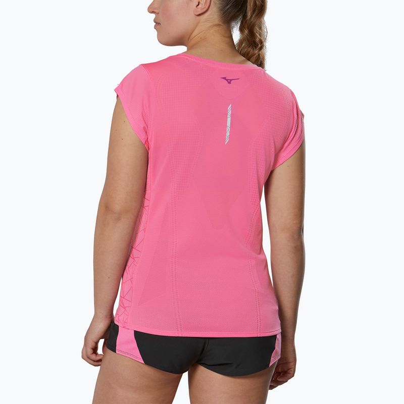 Tricou de alergat pentru femei  Mizuno Aero Tee wild orchid 2