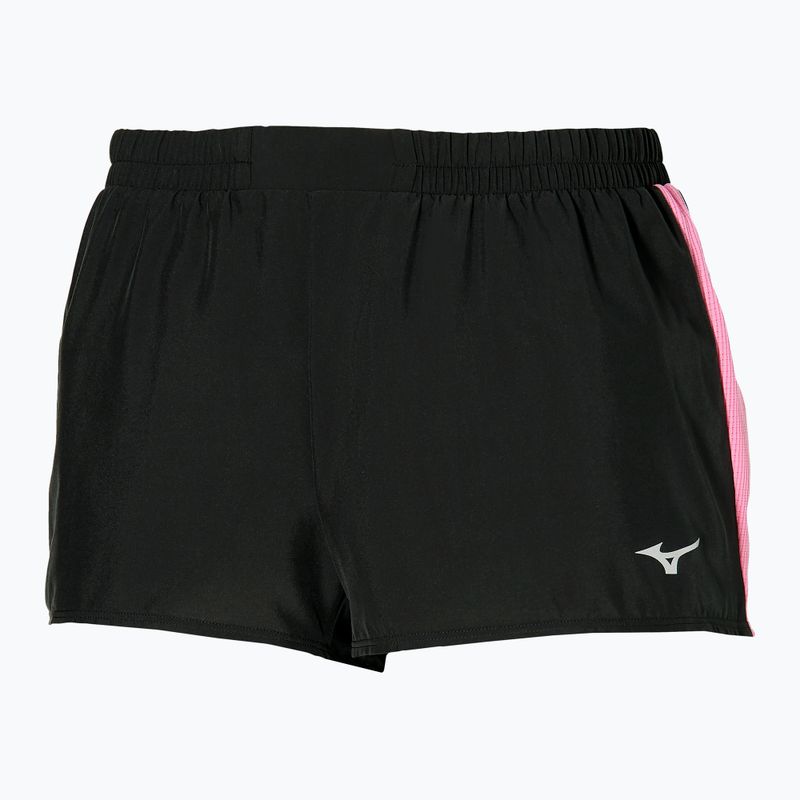 Pantaloni scurți de alergare Mizuno Aero 2.5 black/wild orchid 3