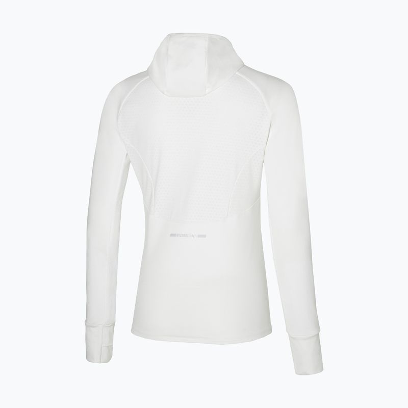 Bluză de alergat pentru femei Mizuno Warmalite Hooded LS white Mizuno Warmalite Hooded LS white 2