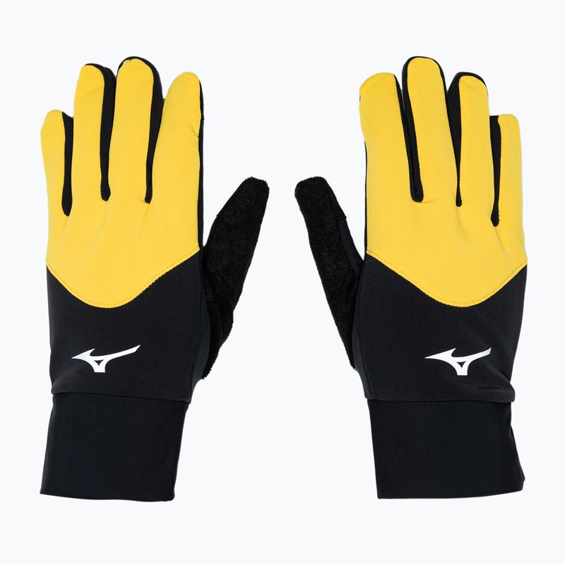 Mănuși de alergare Mizuno Warmalite racing yellow 3